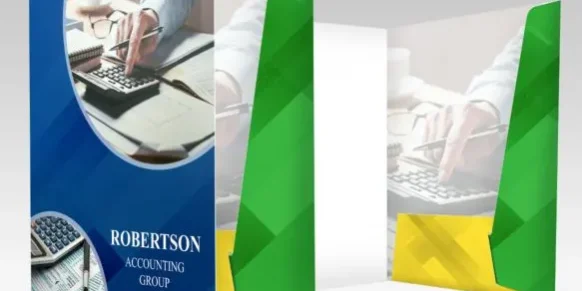 Glue-Press Pocket Folders