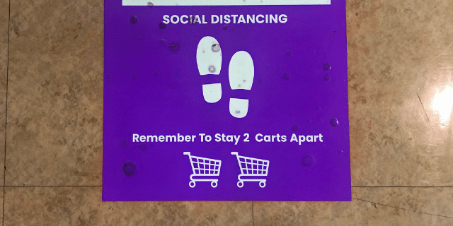 Free Social Distancing Signs for supermarket Free Social Distancing Signs for supermarket