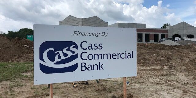cass-bank-construction-sign-outdoors Outdoor Construction Sign